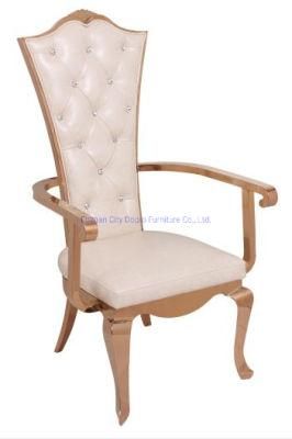 Luxury Dining Chair Stainles Steel Leg Gold