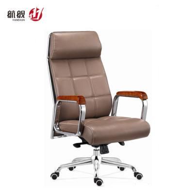 Leather High Back Swivel Executive Chair Modern Boss CEO Chair