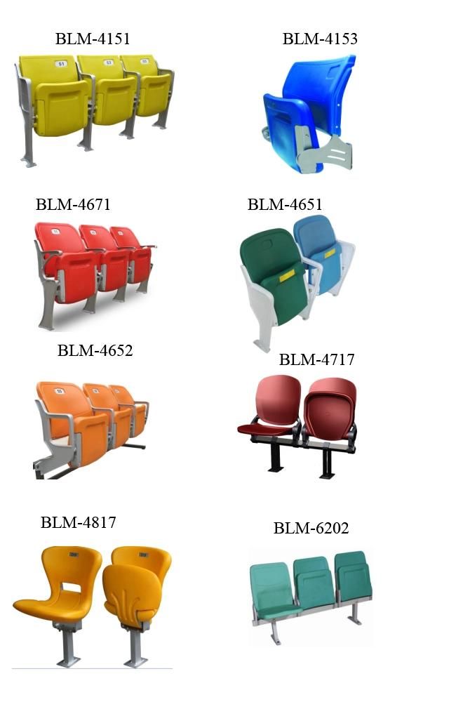 Blm-4708 Portable Stadium Seats Chair China Stadium Seat Fix to The Floor