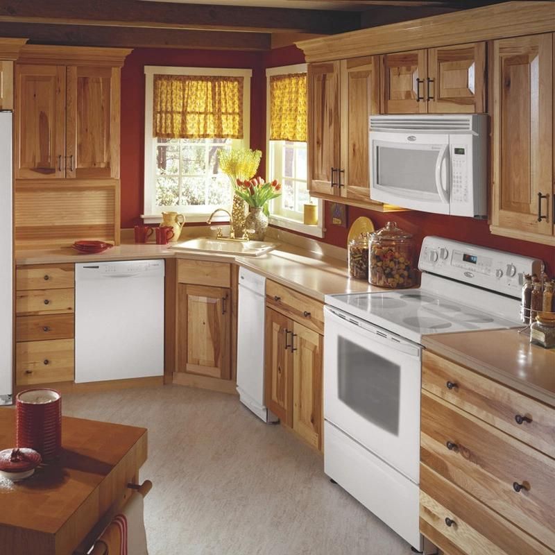 Bespoke Smart Hmr Board Quartz Stone White and Blue Modular Kitchen Cabinet