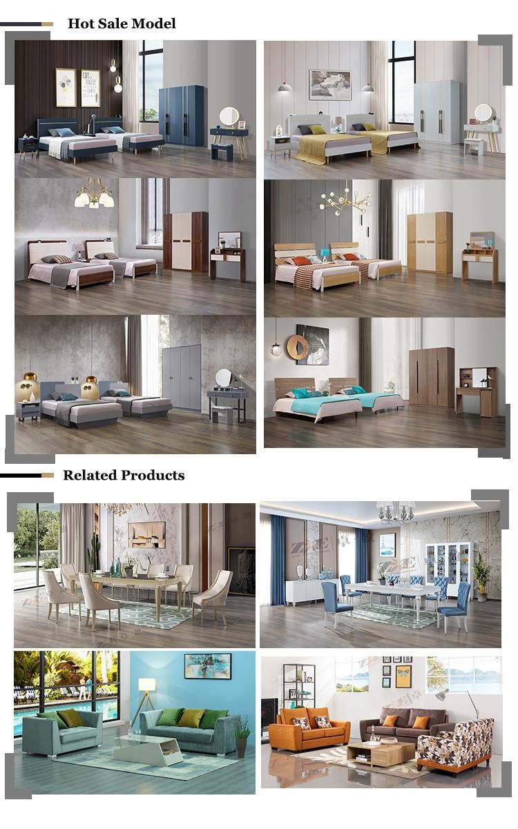 Modern Wholesale Foshan Furniture Wooden Elegant Bedroom Set