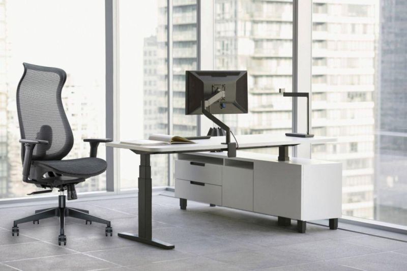 340mm White PA Starbase Approved BIFMA Computer Parts Office Furniture