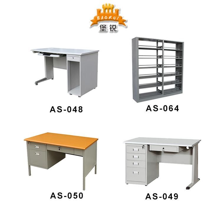 2021 Modern Office Furniture Metal Office Desk with Drawer Cabinet
