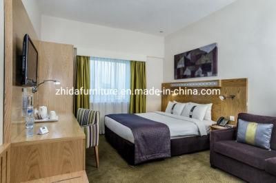 Chinese Wooden Luxury Hotel Standard Bedroom Furniture with Double Bed