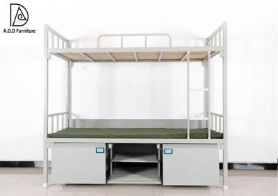 Dormitory Double Decker Beds Steel Furniture Metal Bunk Bed