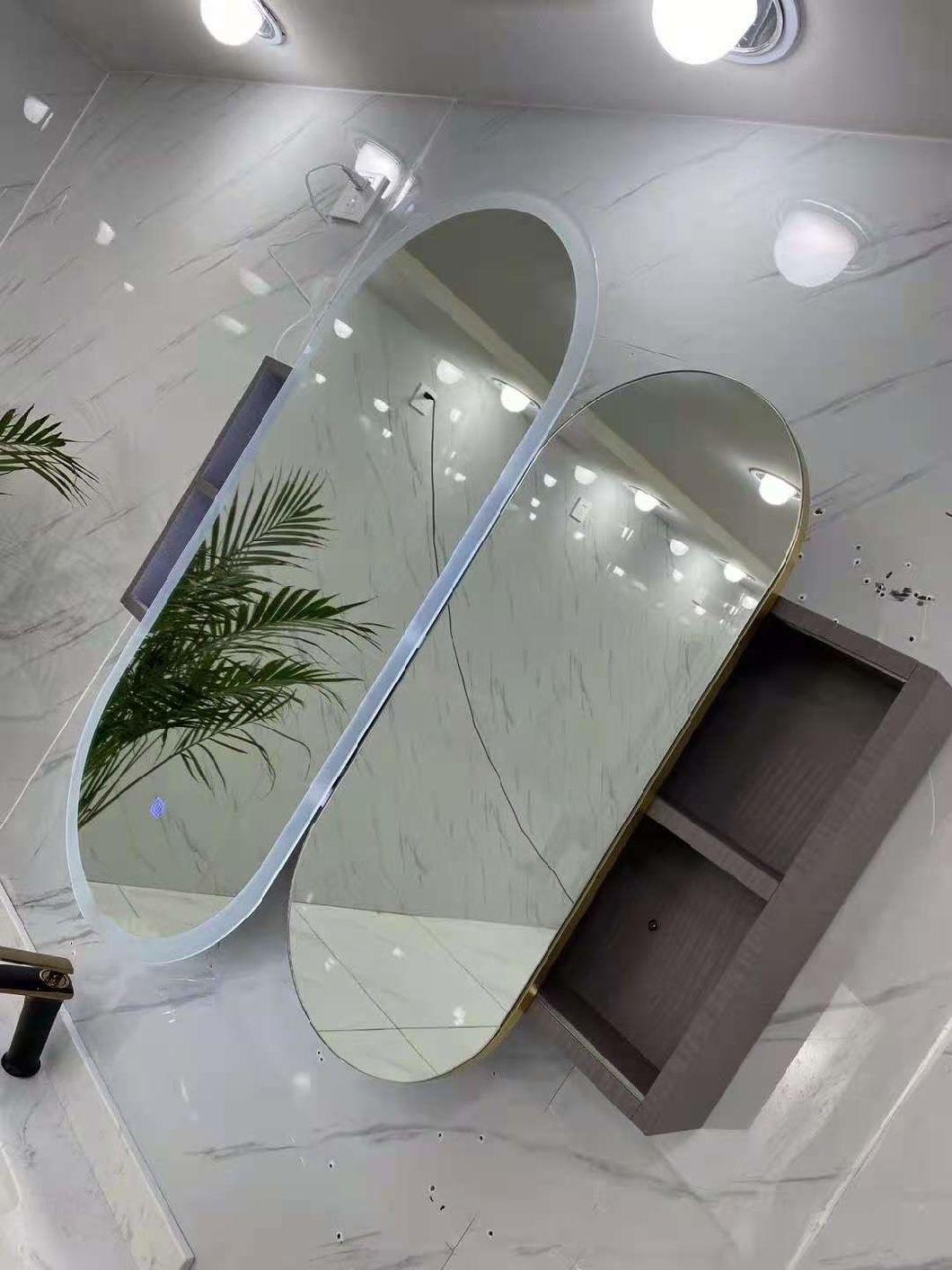 New Italian Double Mirror Solid Plywood Floor Modern Hotel Furniture