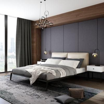 Modern Style Adult King Size Wooden Double Bed Home Bedroom Furniture