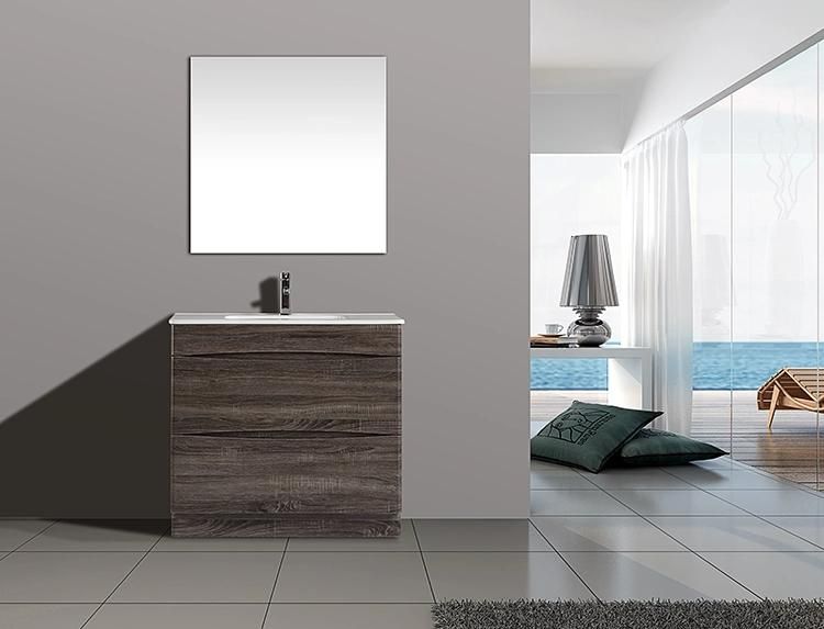 Australian Style Free Standing MDF Melamine Bathroom Furniture Drawer Cabinet