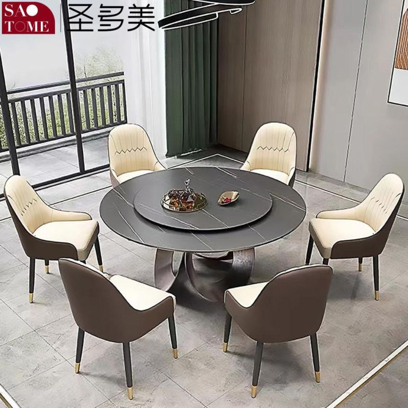 Outdoor Furniture Modern Style Round Dining Table for Restaurant