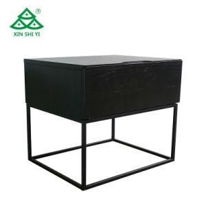 Wooden Bedside Metal Base Nightstands Chinese Wholesale