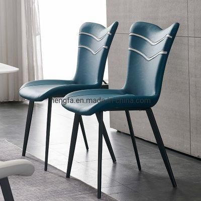 Kitchen Home Furniture Set Hotel Iron Base Leisure Dining Chairs