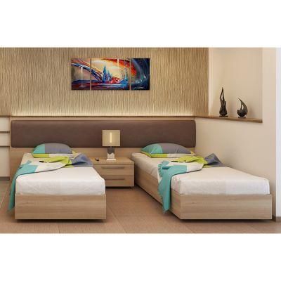 Modern American Hotel Furniture Plywood Bedroom Furniture Sets with Melamine and Laminate