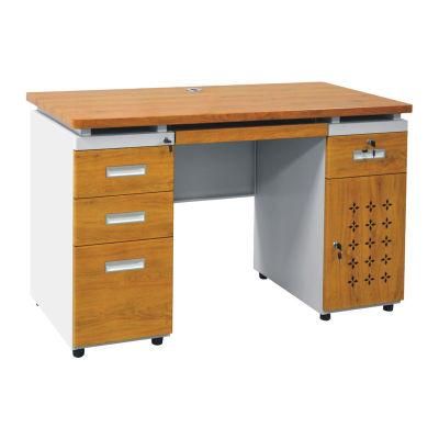 Hot Metal Office Desk Side Table French Office Desk Working Desk Office with Drawers