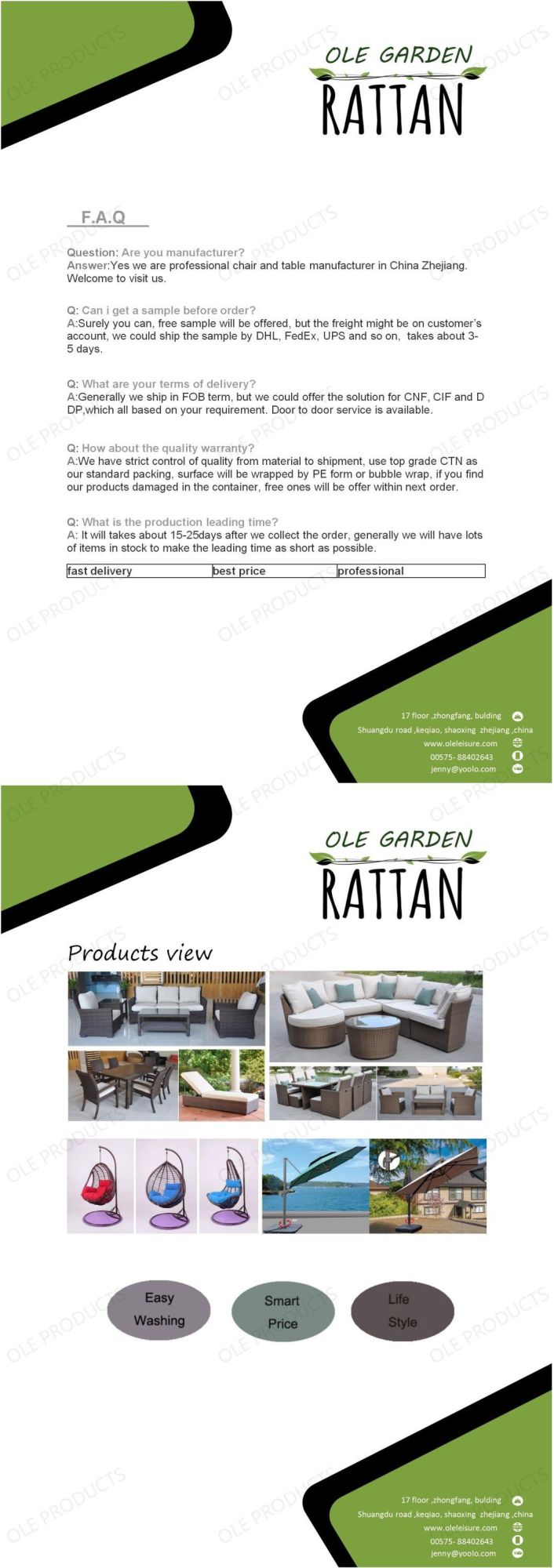 3 PCS Simple Design Cheap Patio Modern Bistro Set for Outdoor Rattan Furniture