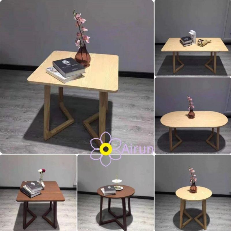 Modern Design Living Room Wooden Coffee Tea Table Square Table Side Table