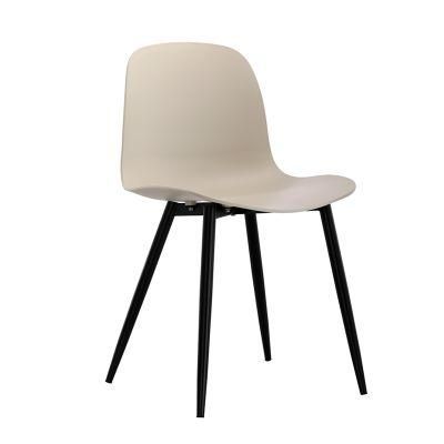 Hot Sale Factory Nordic Design Cafe Restaurant Dining PP Plastic Chair for Home