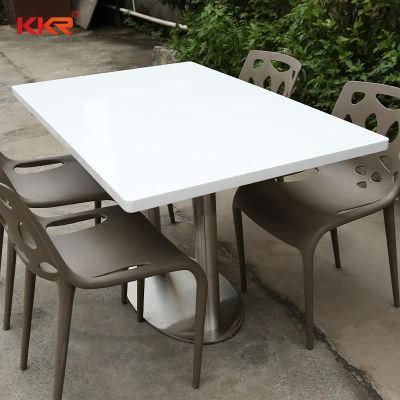 Home Furniture Durable Artificial Marble Stone Coffee/Restaurant Table 0819