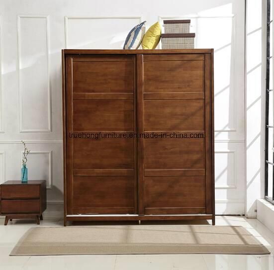 High Quality Nature Wood Wardrobe Hotel Bedroom Furniture Wardrobe All in Nature Wood Wardrobe Furniture