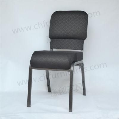 Yc-G70 Black Fabric Cheap Used Stackable Church Chairs Price