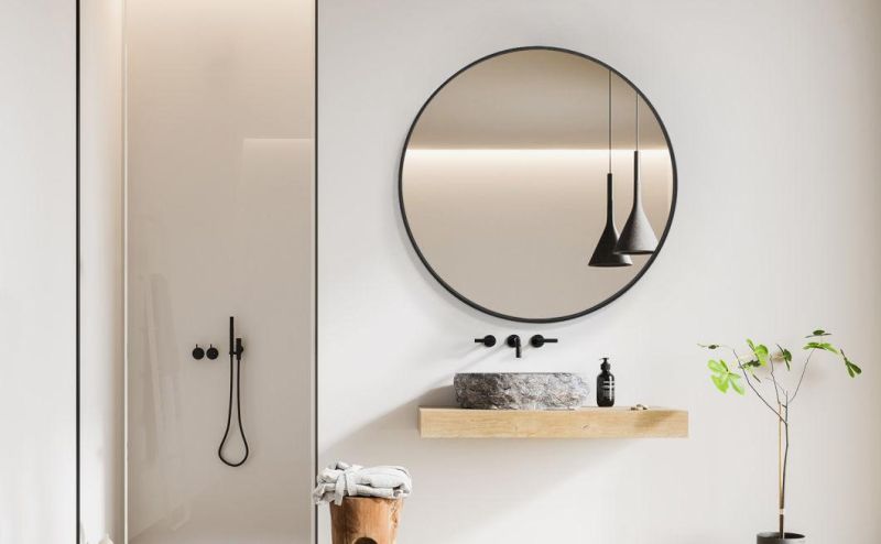 Rustic Accent Mirror for Bathroom