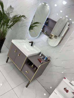 New Italian Double Mirror Solid Plywood Floor Modern Hotel Furniture