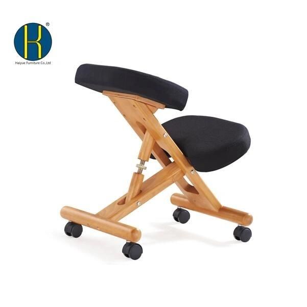 Wood Adjustbale Meditation Stool Kneeling Chair