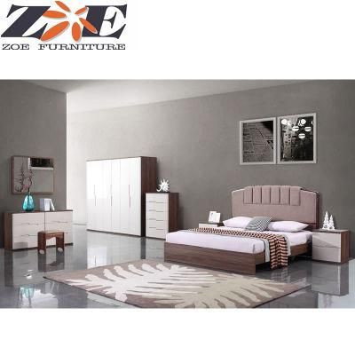Global Hot Selling MDF and Solid Wood Home Bedroom Furniture