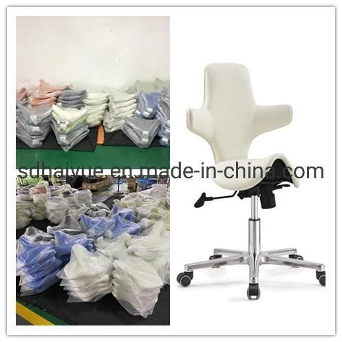 New Design Ergonomic Saddle Stool Office Chair with High Backrest