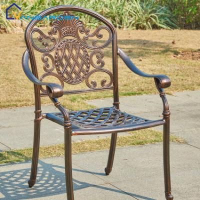 Cast Aluminum Outdoor Furniture Chair Garden Modern Set