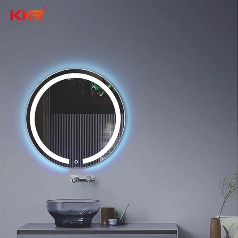LED Round Touch Screen WiFi Customized 160cm 120cm Makeup Mirror