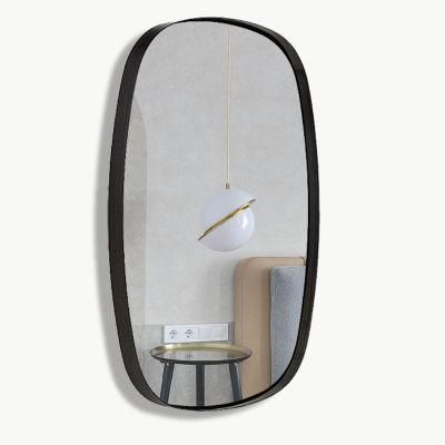 Entrance Hall Industrial Oblong Dressing Mirror Horizontally Mounted