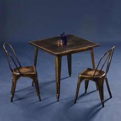 2022 Popular Modern Marble Cafe Furniture Table Chairs Sets