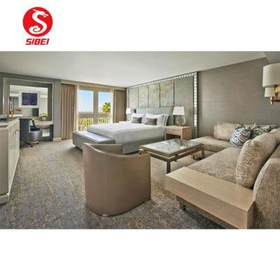 Customized Modern 5 Star Hotel Bedroom Room Furniture Set Packages for Villa, Resort, Apartment