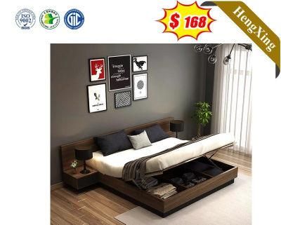 Wholesale Modern Commercial Hospital Hotel Bedroom Furniture Set Wooden Double King Wall Bed with Mattress