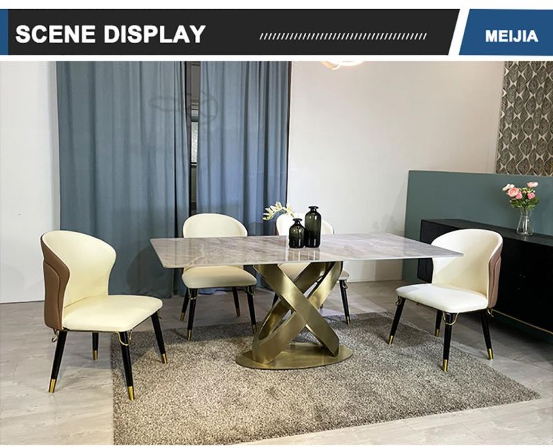 Factory Wholesale Price Living Room Modern Ceramic Dining Table Top Sets Nordic Antique Luxury