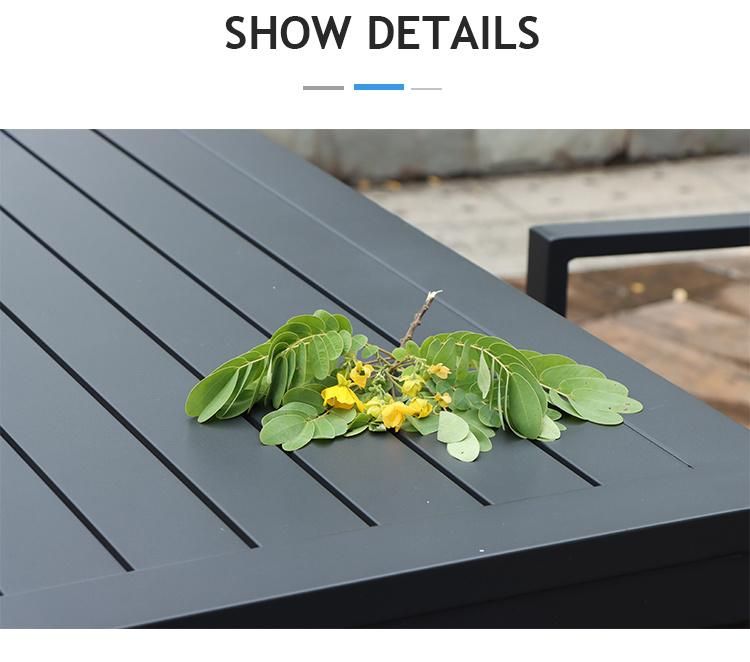 Hotel China Factory OEM Modern Outdoor Table Patio Dining Furniture