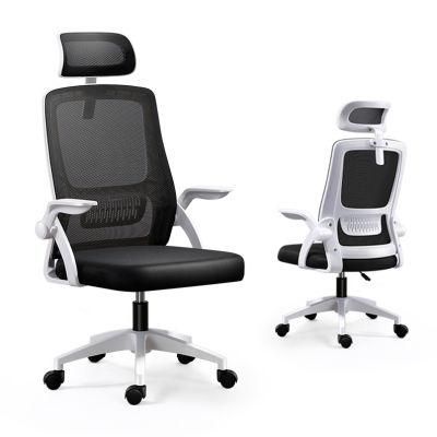 Manufacturer Adjustable Executive Ergonomic Cheap Comfortable Flip-up Arms Swivel Mesh Office Computer Chair