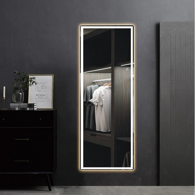 Hair Beauty Salon Illuminated Mirror Frameless Full Length LED Wall Mirror Wholesale China Manufacturer