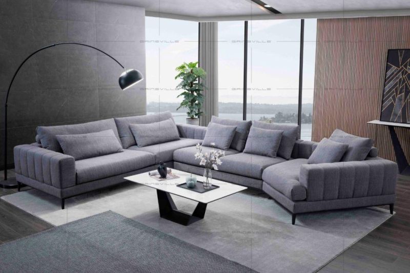 Fashionable Fabric Livingroom Sofa Set Any Section Available for Choose