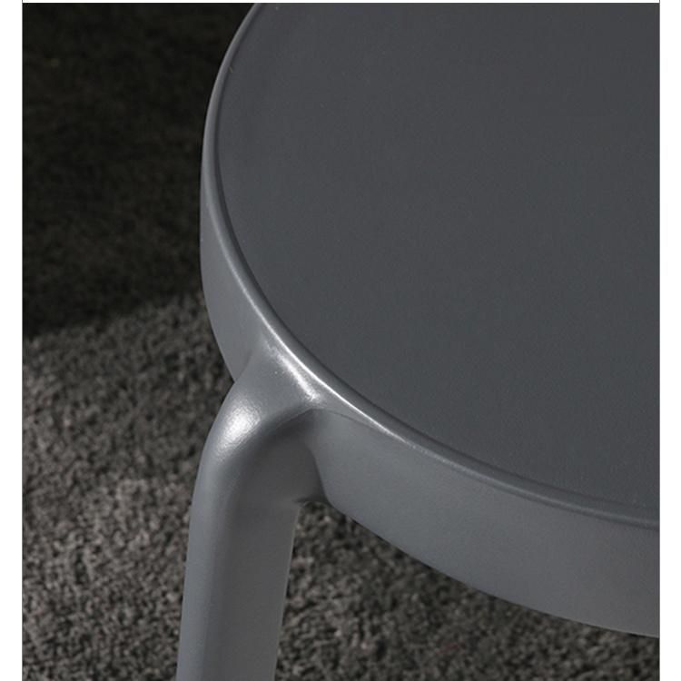 Stackable Plastic Chair Molded with Back Armless Side Outdoor Garden Patio Balcony