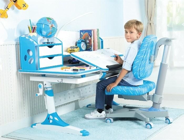 Ergonomic Kids Study Desk with with Shelf