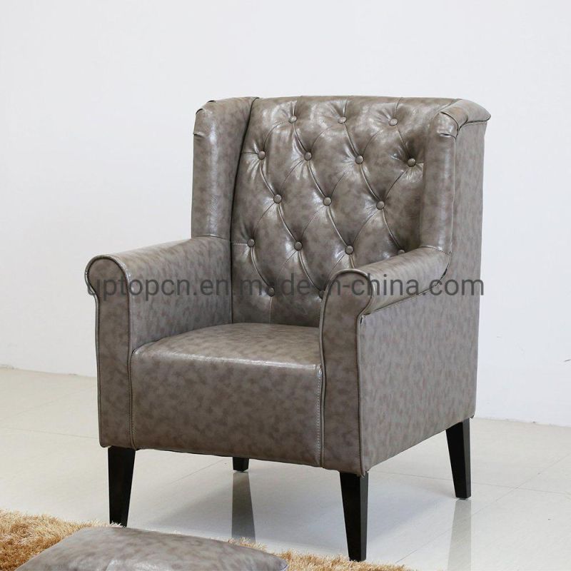 Hotel Furniture Wooden Accent Chair Lobby Furniture Modern Hotel Living Room Chair (SP-HC549)