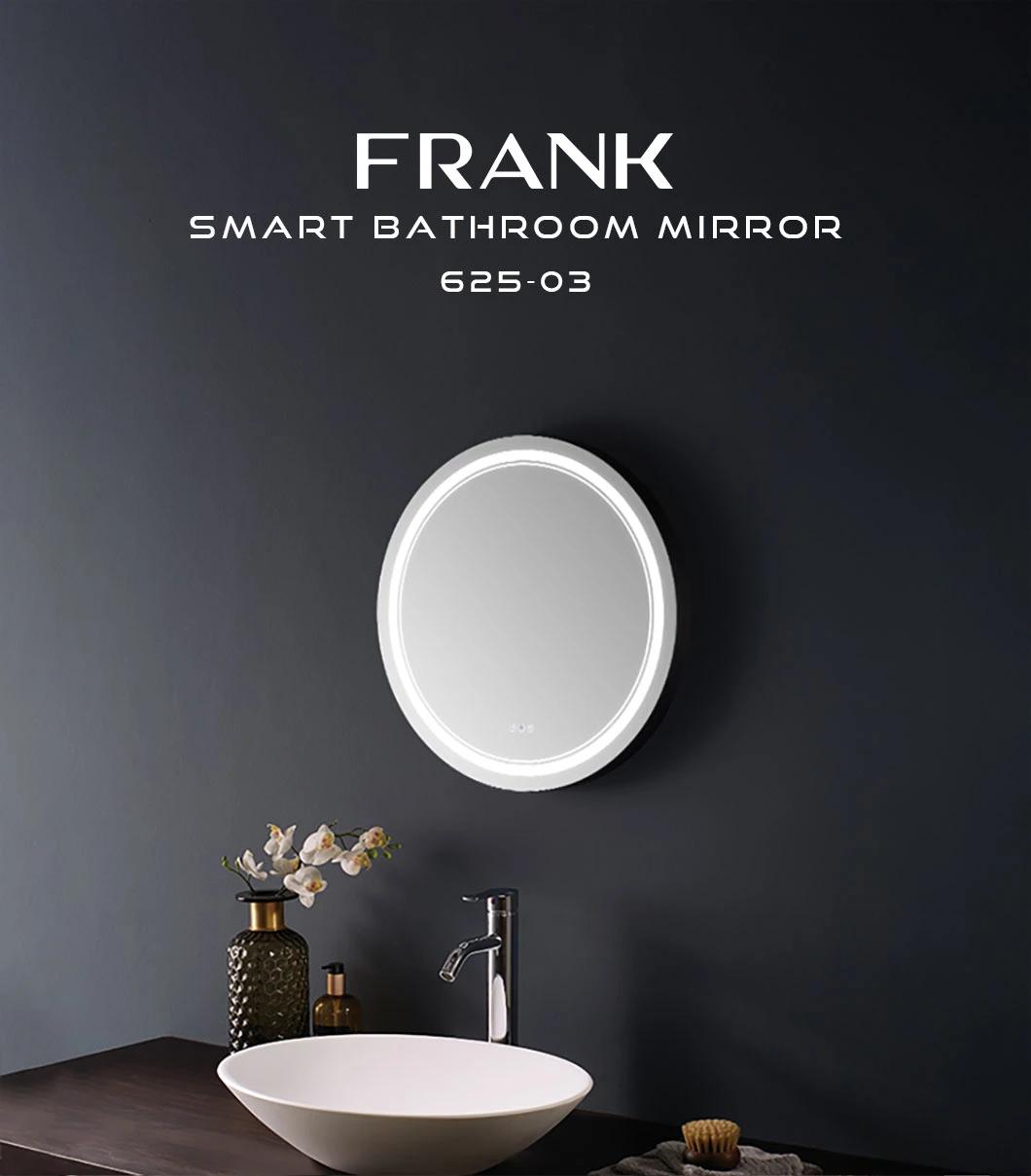 Retail Us Stock Round LED Lighted Bathroom Mirror