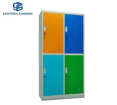 Modern Metal Furniture 4 Door Shool/Office/Factory/Dormitory Locer