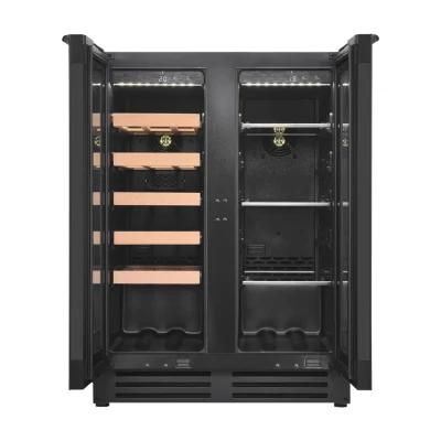 Modern Design Dual Zone Wine Cooler Under Counter Wine Refrigerator Wine Cooling Cabinet