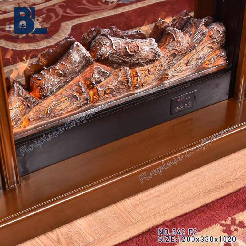 Home Heating Wood Electric Fireplace Mantel Living Room Furniture for Home Decoration with Wood Pellet Stoves