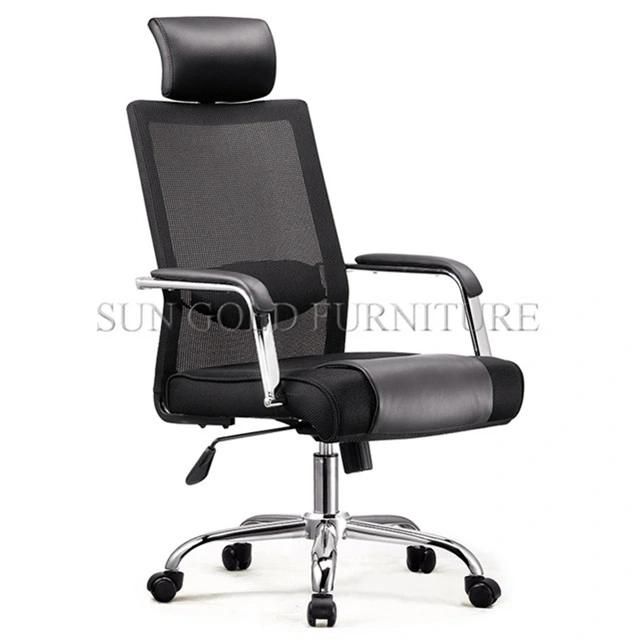 Office Furniture High Black Leather Office Chair Dimensions (SZ-OCE163)