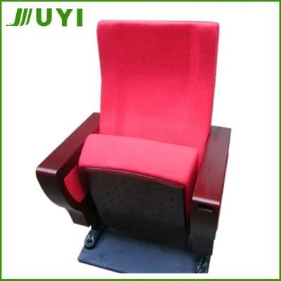 Jy-997m Fabric Auditorium Seating Lecture Hall Cheap Wooden Theater Chair
