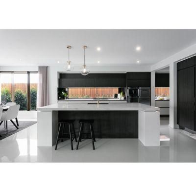Modern Style European Wholesale Matt Grey Lacquer Kitchen Cabinet