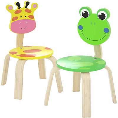 Hot Sale Children Cute Giraffe Shape Furniture Kids Chair Set
